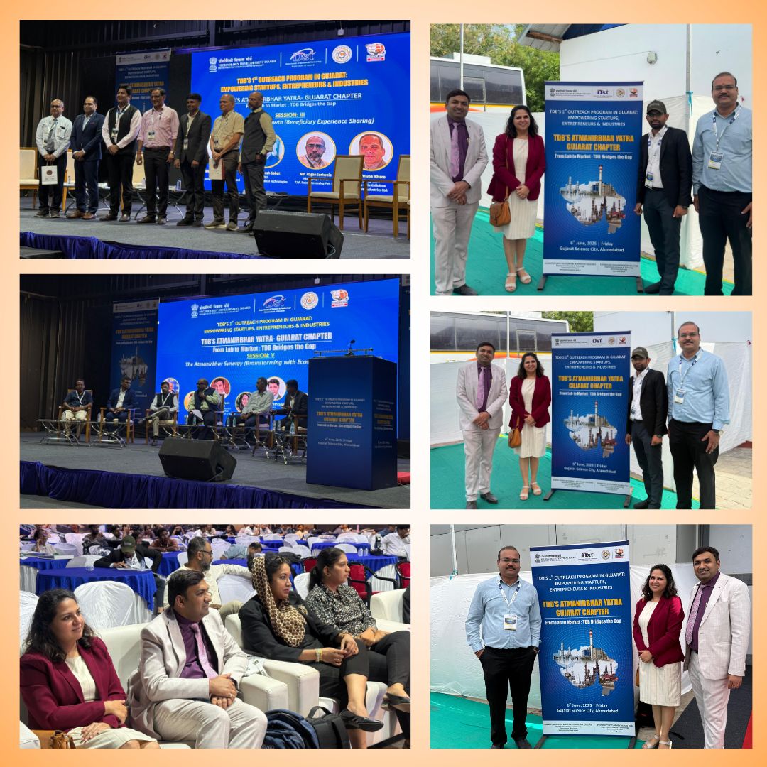 TDB’s Atmanirbhar Yatra – Gujarat Chapter: “From Lab to Market: TDB Bridges the Gap”
