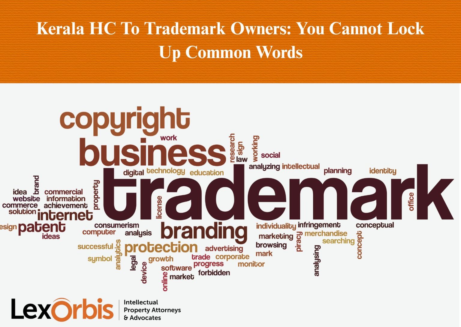 Photo inspiration: Common Anch Trademark Reference: Kerala Hc To Trademark Owners You Cannot Lock Up Common
